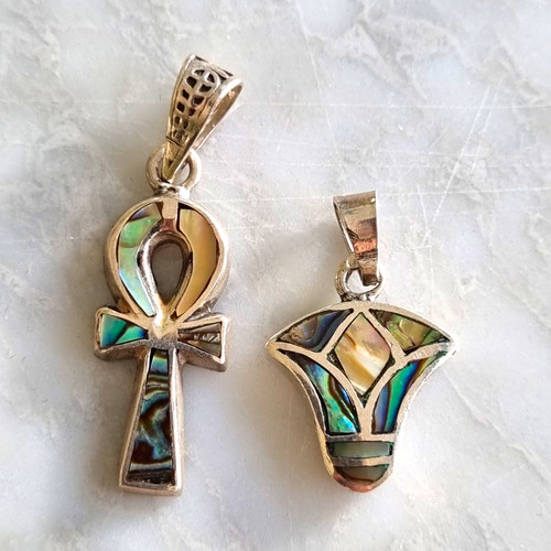 Egyptian silver pendants - egyptian,