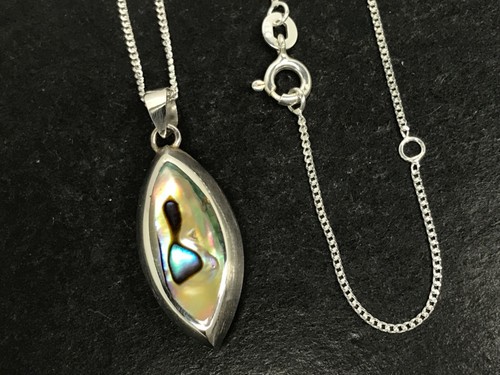 Abalone pendant sterling - abalone, pendant,