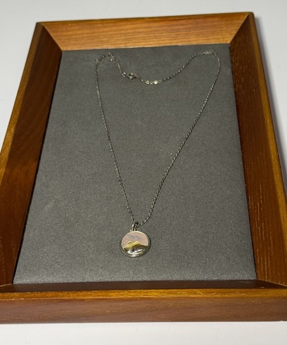 Vintage necklace silver tone - necklace,