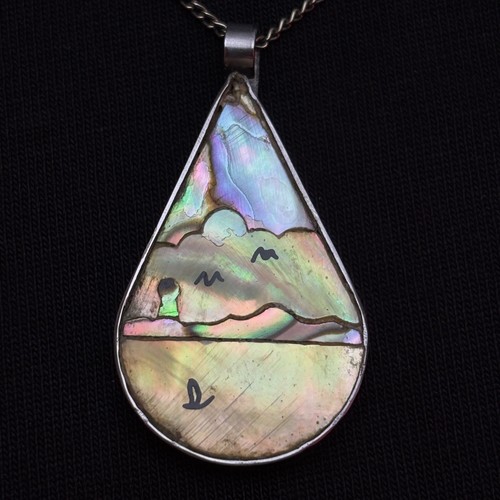 Vintage abalone mother - vintage,