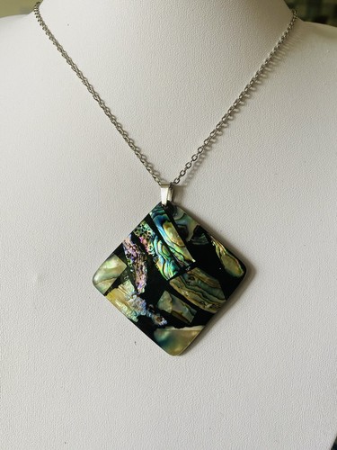 Abalone pearl pendant - pendant, on