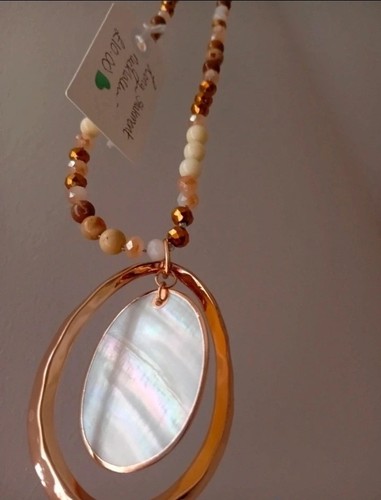 Beaded ball chain necklace - chain,