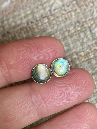 Abalone paua shell stud - paua,
