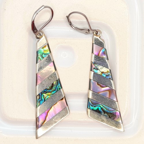 Vintage mexican alpaca abalone - mexican,