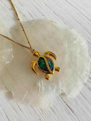 Gold plated multicoloured