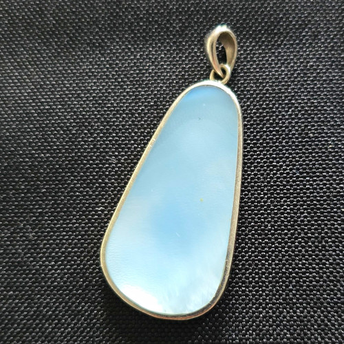 Silver tone pendant - silver,