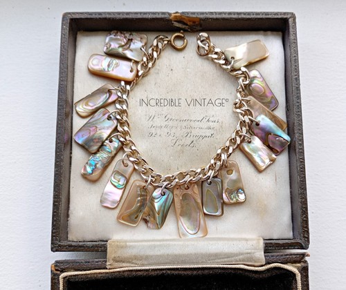 Vintage abalone mother - vintage,
