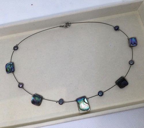 Natural black pearl and - natural,