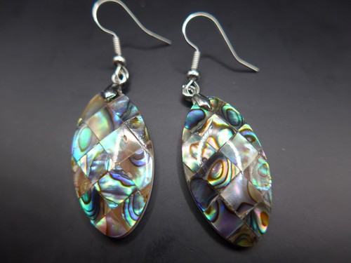 Abalone shell marquise oval - abalone,