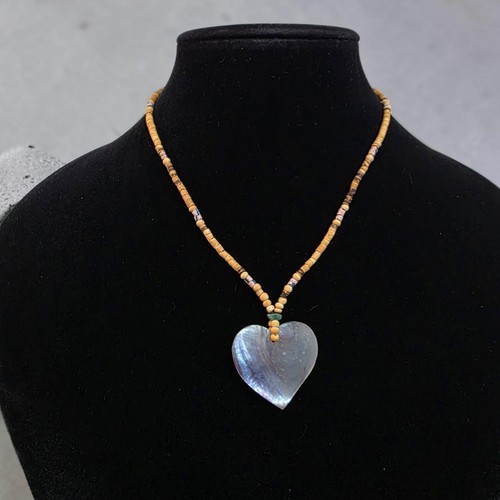 Vintage mother pearl - mother-of-pearl, heart