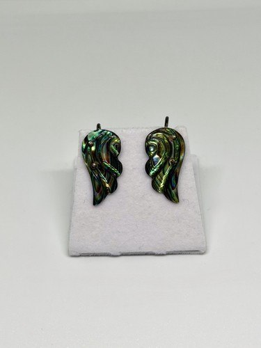 Vintage abalone shell - shell, angel