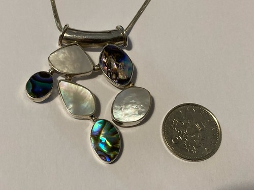 Sterling silver abalone - sterling,